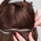 Features and methods of hair extensions on a pigtail