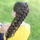 Options for braiding long hair