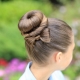 Hairstyles in 5 minutes to school for children with medium hair