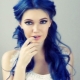 Blue hair dyes: to whom do they go and what are they?