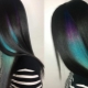 Hidden dyeing on dark hair