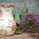 Decoupage vases: style directions and subtleties of design