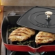 Grill pans with lid press