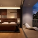 Brown bedroom interior design