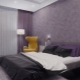 Purple curtains in the bedroom: a variety of shades and selection rules