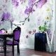 Wall mural near the table in the interior of the kitchen: design options and selection tips