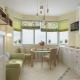 Kitchens with a bay window: varieties of layouts and design tips