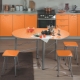 Kitchen tables on metal legs: types and tips for choosing
