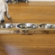 Bowls on a dog stand