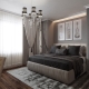 Bedroom decoration in the neoclassical style