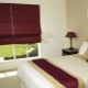 Roman curtains in the bedroom: design options and selection rules