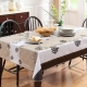 Tablecloths on the table for the kitchen: varieties and choice
