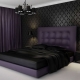 The subtleties of the design of the bedroom in dark colors