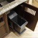 Extendable bins for washing