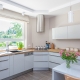 White kitchen sets: types, combinations and choices in the interior