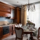 Interior design kitchen in a classic style