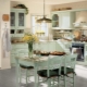 Provence style kitchen interior design
