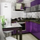 Kitchen design 5 sq. m with a refrigerator in Khrushchev