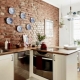 Wall design in the kitchen