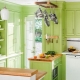 Pistachio kitchens: types and interior design