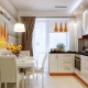 The interior of the kitchen is 9 square meters. m in a modern style