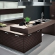Brown kitchens: color combinations and interesting design ideas