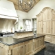 Kitchen bleached oak in the interior