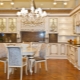 Baroque and Rococo kitchens: design options and beautiful examples