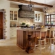 Kitchen in a country house: interior design and arrangement
