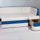 Kitchen sofas with storage box: types and selection criteria