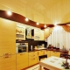 Lighting in a kitchen with stretch ceiling: the choice and location of fixtures