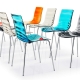 Plastic chairs for the kitchen: varieties, tips for selection and care