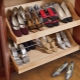 Shelves for shoes in the hallway: varieties and choice