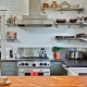 Shelves in the kitchen instead of cabinets: features and selection criteria