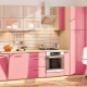 Pink kitchens: color combinations and design options