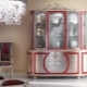Cabinets for dishes in the living room: types and choices