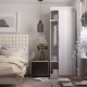 Narrow bedroom wardrobes: varieties and selection tips