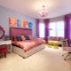 Options for interior design of a bedroom for a girl