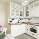 Types and selection of white corner kitchens