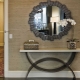 Mirror with a shelf in the hallway: types and selection tips