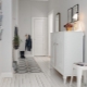 White hallway: features and design options
