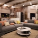 Loft style living room interior design