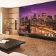 Wall mural in the hall: pros and cons, varieties, choice, examples