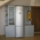 Fridge in the hallway: pros and cons, location options, examples