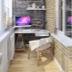 Cabinet on the balcony: how to arrange a workplace?