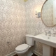 Toilet wallpaper: advantages, disadvantages and design options