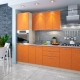 Orange cuisine: features and options in the interior
