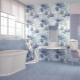 Bathroom tile with flowers: pros and cons, varieties, choice, examples