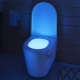 Backlight for the toilet: what happens and how to choose?
