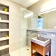 Shelves in the bathroom made of tiles: pros, cons and design options